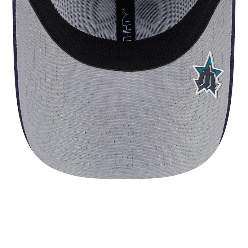 Seattle Mariners Navy Alternate 2025 Clubhouse New Era 39THIRTY Stretch Fit Hat