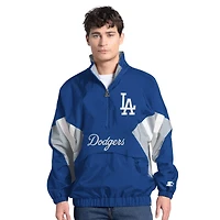 Los Angeles Dodgers Royal Blue Half Zip Starter Jacket