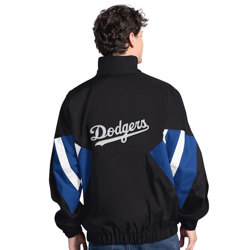 Los Angeles Dodgers Black Half Zip Starter Jacket