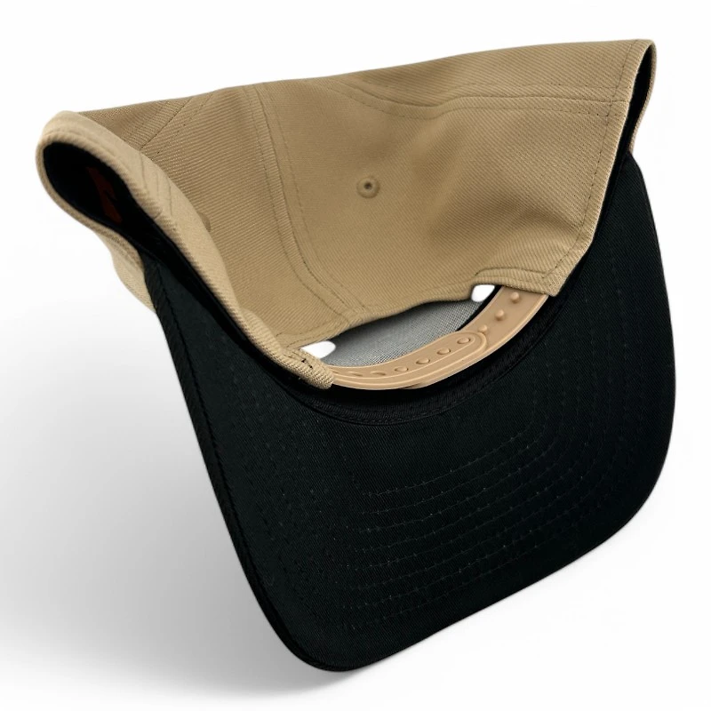 New York Yankees Khaki and Black Black UV New Era A-Frame Snapback Hat