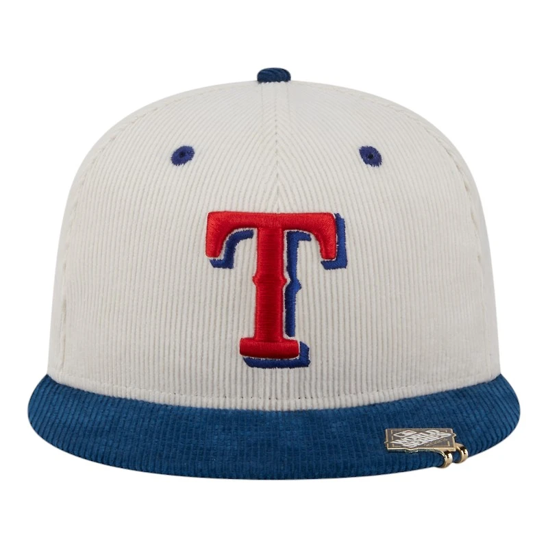 Texas Rangers Two Tone Corduroy with Hat Clip New Era 59FIFTY Fitted