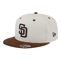 San Diego Padres Two Tone Corduroy with Hat Clip New Era 59FIFTY Fitted