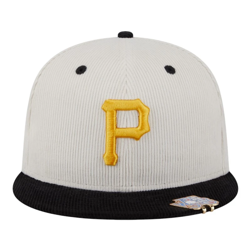 Pittsburgh Pirates Two Tone Corduroy with Hat Clip New Era 59FIFTY Fitted