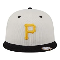 Pittsburgh Pirates Two Tone Corduroy with Hat Clip New Era 59FIFTY Fitted