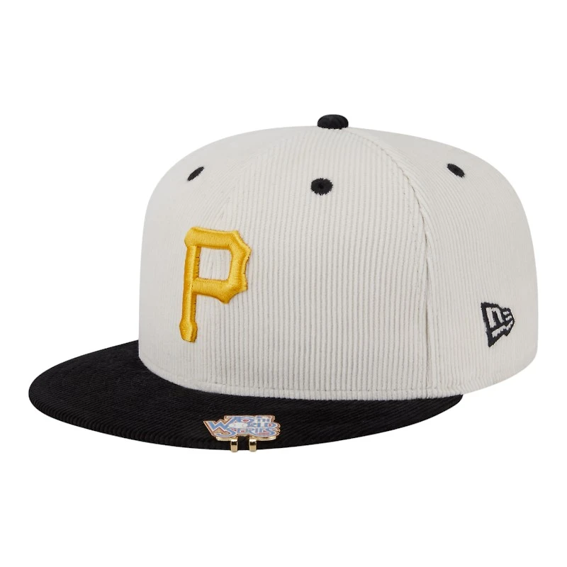 Pittsburgh Pirates Two Tone Corduroy with Hat Clip New Era 59FIFTY Fitted