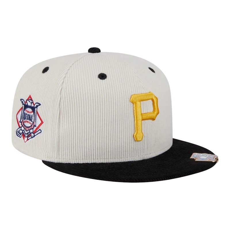 Pittsburgh Pirates Two Tone Corduroy with Hat Clip New Era 59FIFTY Fitted