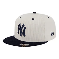 New York Yankees Two Tone Corduroy with Hat Clip Era 59FIFTY Fitted