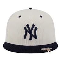 New York Yankees Two Tone Corduroy with Hat Clip Era 59FIFTY Fitted