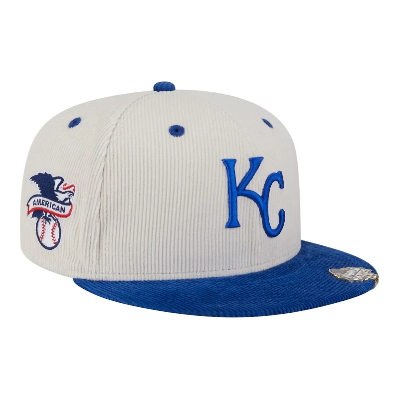 Kansas City Royals Two Tone Corduroy with Hat Clip New Era 59FIFTY Fitted