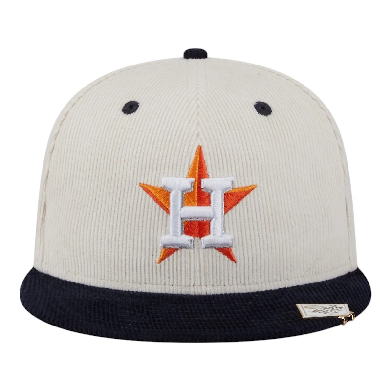 Houston Astros Two Tone Corduroy with Hat Clip New Era 59FIFTY Fitted