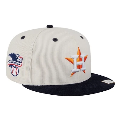 Houston Astros Two Tone Corduroy with Hat Clip New Era 59FIFTY Fitted