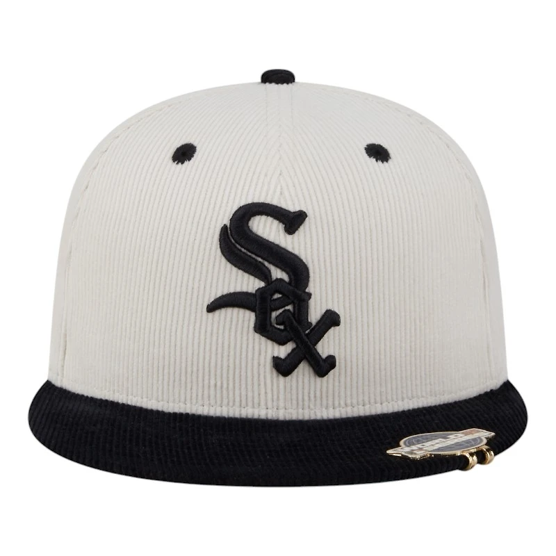 Chicago White Sox Two Tone Corduroy with Hat Clip New Era 59FIFTY Fitted