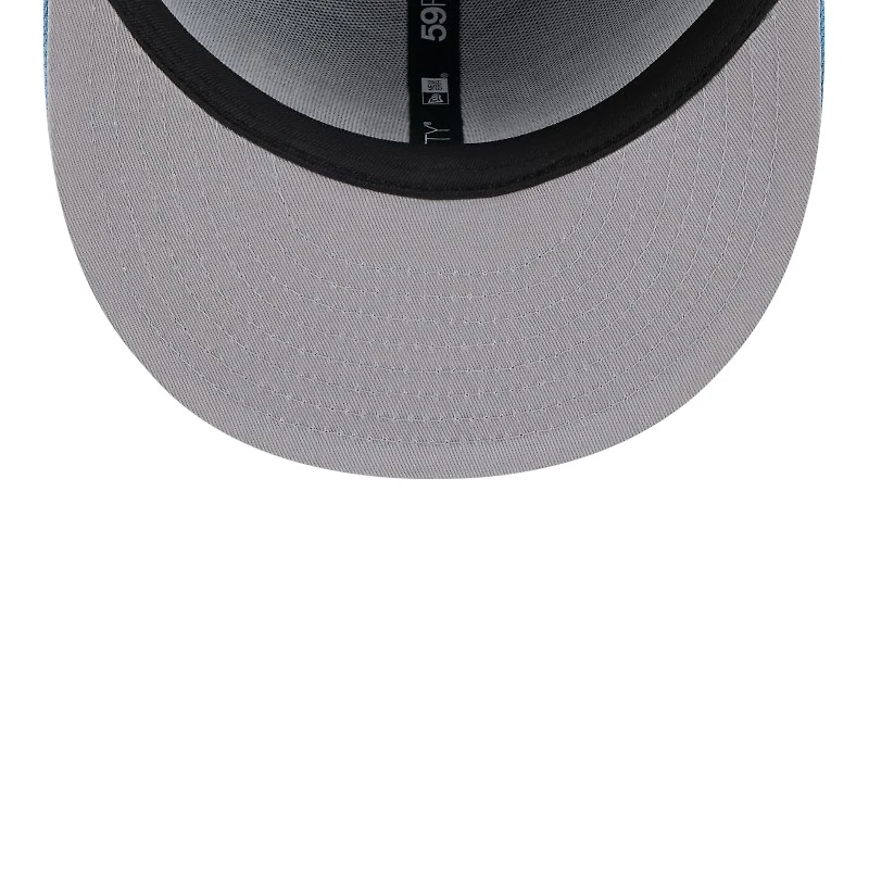 Tampa Bay Rays Pinstripe with League Pin New Era 59FIFTY Fitted Hat