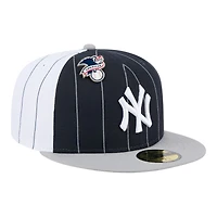 New York Yankees Pinstripe with League Pin Era 59FIFTY Fitted Hat
