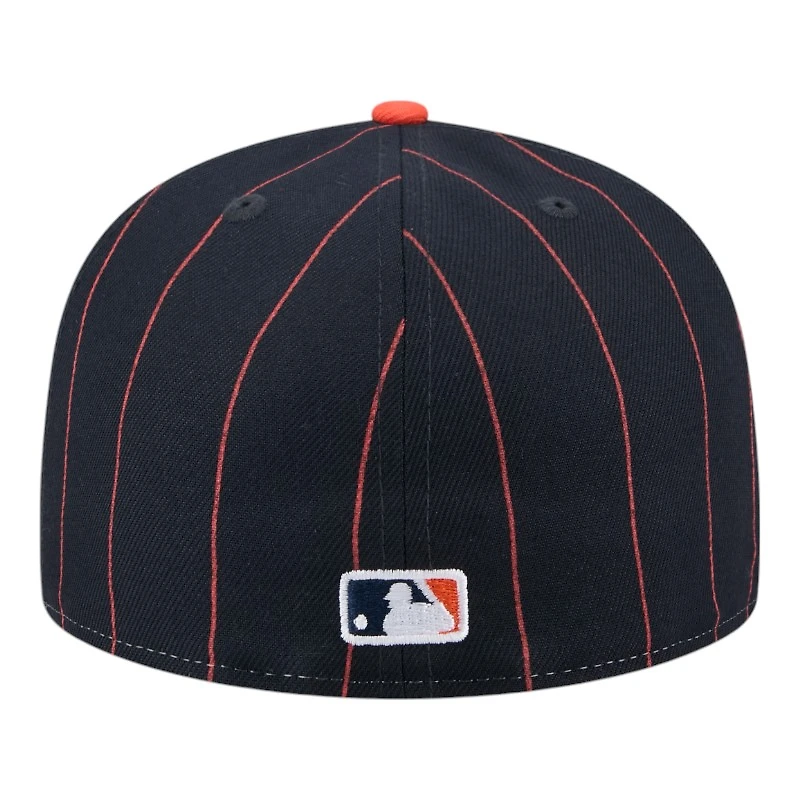 Houston Astros Pinstripe with League Pin New Era 59FIFTY Fitted Hat