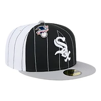 Chicago White Sox Pinstripe with League Pin New Era 59FIFTY Fitted Hat