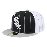 Chicago White Sox Pinstripe with League Pin New Era 59FIFTY Fitted Hat