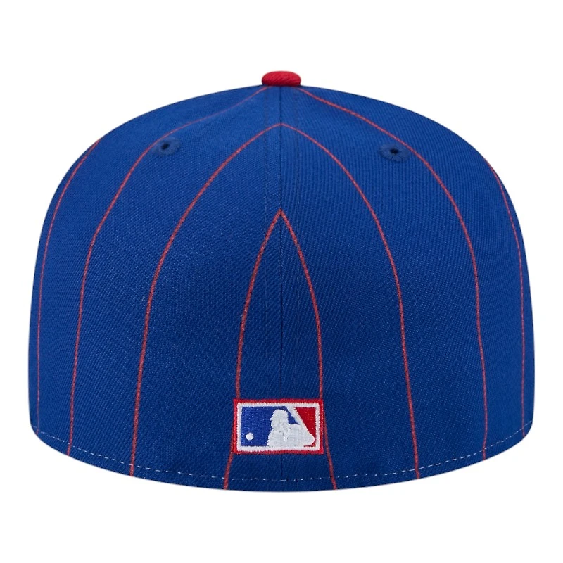 Atlanta Braves Pinstripe with League Pin New Era 59FIFTY Fitted Hat