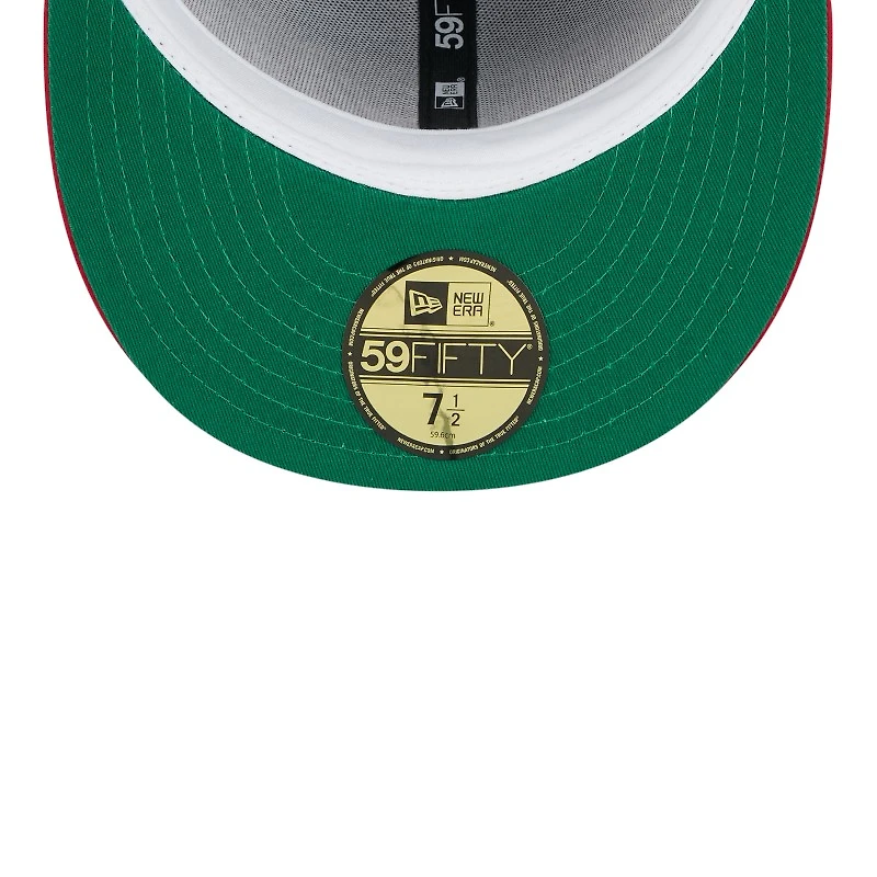 Texas Rangers Satin Two Tone With New Era Pin 59FIFTY Fitted Hat