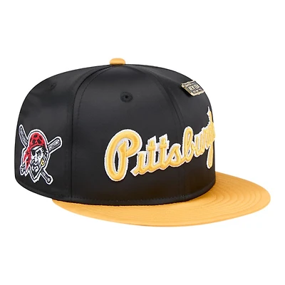 Pittsburgh Pirates Satin Two Tone With New Era Pin 59FIFTY Fitted Hat
