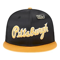 Pittsburgh Pirates Satin Two Tone With New Era Pin 59FIFTY Fitted Hat