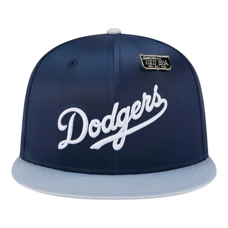 Los Angeles Dodgers Satin Two Tone With New Era Pin 59FIFTY Fitted Hat
