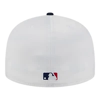 Houston Astros Satin Two Tone With New Era Pin 59FIFTY Fitted Hat