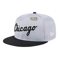 Chicago White Sox Satin Two Tone With New Era Pin 59FIFTY Fitted Hat