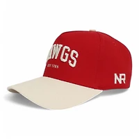 Georgia Dawgs Red and Cream Established No Rivals Snapback Hat