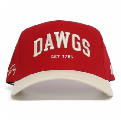 Georgia Dawgs Red and Cream Established No Rivals Snapback Hat