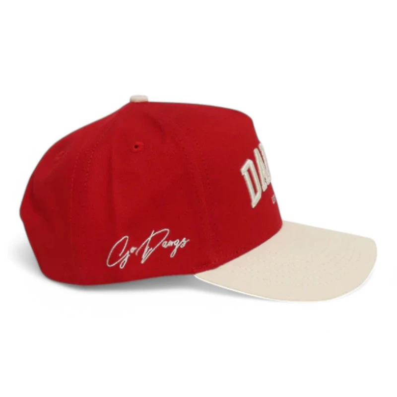 Georgia Dawgs Red and Cream Established No Rivals Snapback Hat