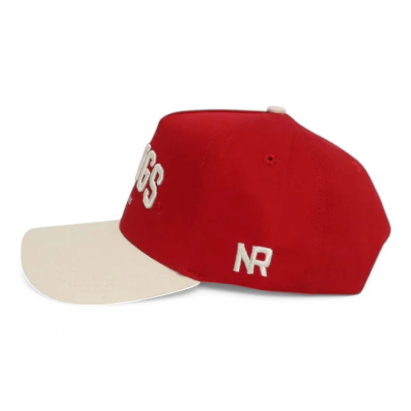 Georgia Dawgs Red and Cream Established No Rivals Snapback Hat