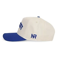 Kentucky Wildcats Cream and Royal Blue Arched No Rivals Snapback Hat