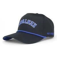 Kentucky Wildcats Black and Royal Blue Blackout No Rivals Snapback Hat
