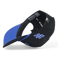 Kentucky Wildcats Black and Royal Blue Blackout No Rivals Snapback Hat