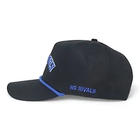 Kentucky Wildcats Black and Royal Blue Blackout No Rivals Snapback Hat