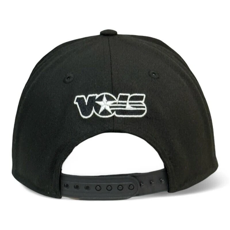 Tennessee Volunteers Black and White Outline New Era 9SEVENTY Adjustable Hat