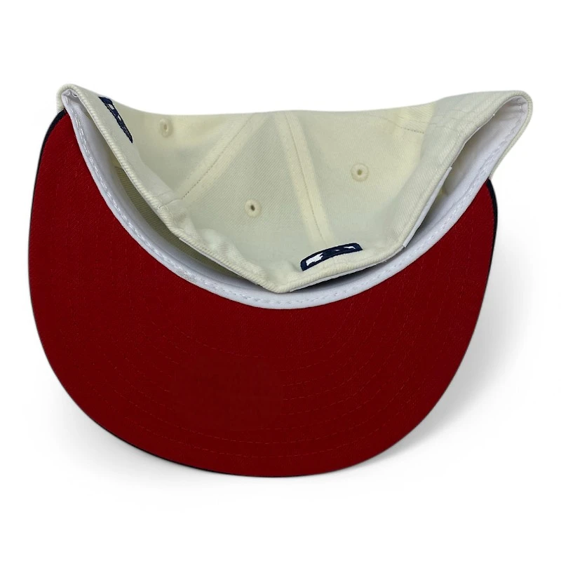 Boston Red Sox Chrome and Navy Mascot Pennant Patch UV New Era 59FIFTY Fitted Hat