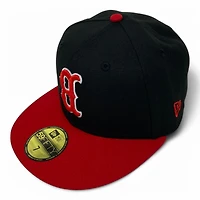 Boston Red Sox Black and 2004 WS Champs Patch Gray UV New Era 59FIFTY Fitted Hat