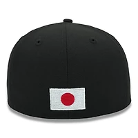 Arizona Diamondbacks Black Plain Jane Japan Flag Batterman Lavender UV New Era 59FIFTY Fitted Hat