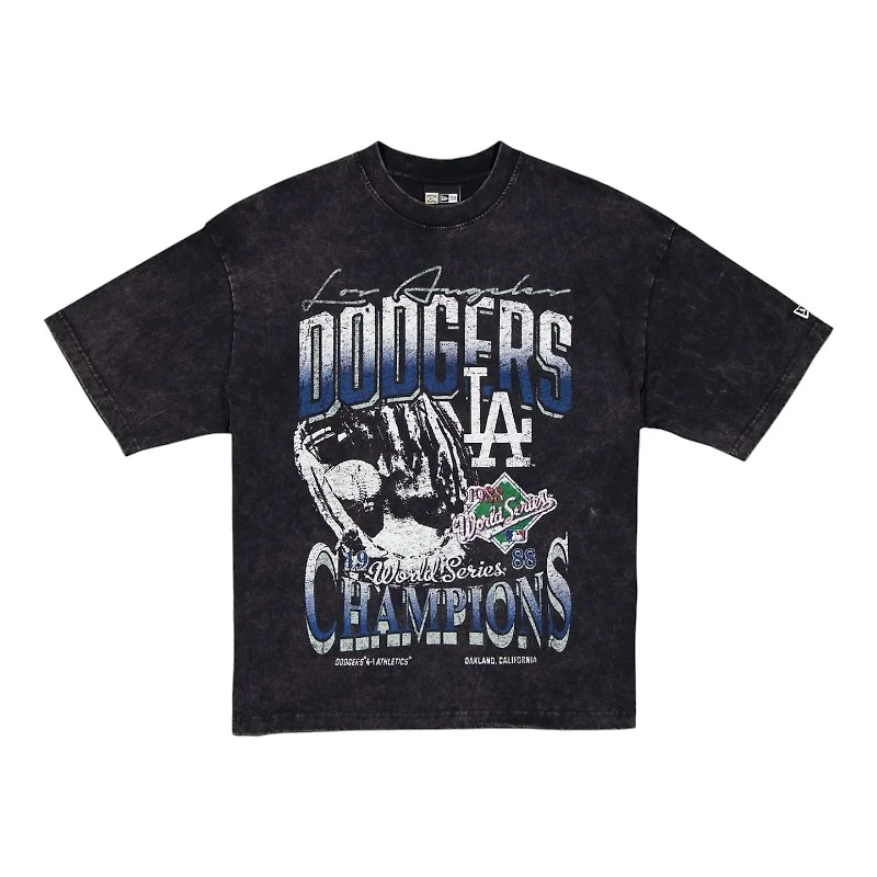 Los Angeles Dodgers Black 1988 World Series Champs Classic New Era T-Shirt