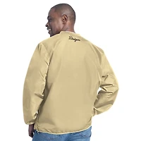 Los Angeles Dodgers Khaki G-III Front Script Long Sleeve Pullover Jacket