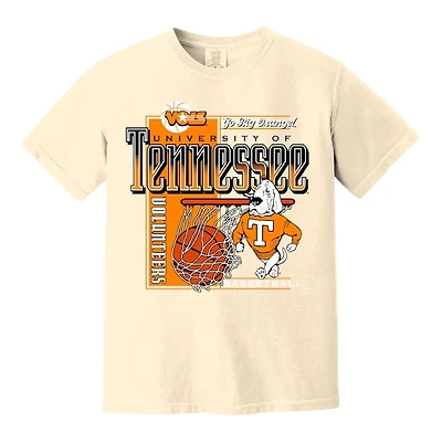 Tennessee Volunteers Cream Bacon and Co. Basketball "Go Big Orange" T-Shirt