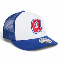 Atlanta Braves Royal Blue Mesh Trucker Low Profile New Era 9FIFTY Snapback Hat