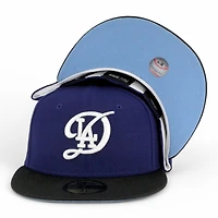 Los Angeles Dodgers Royal and Black City Connect 2024 WS Champions Patch Icy UV New Era 59FIFTY Fitted Hat