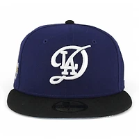 Los Angeles Dodgers Royal and Black City Connect 2024 WS Champions Patch Icy UV New Era 59FIFTY Fitted Hat
