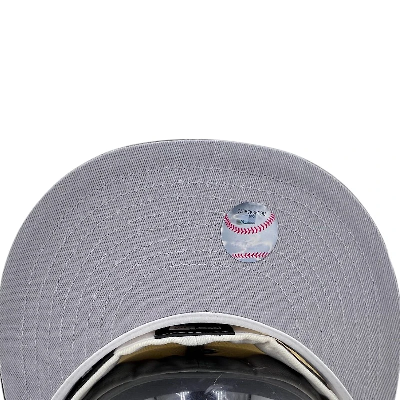 Los Angeles Dodgers Chrome and Black "The Moca" Side Batty Grey UV New Era 59FIFTY Fitted Hat