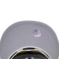 Los Angeles Dodgers Chrome and Black "The Moca" Side Batty Grey UV New Era 59FIFTY Fitted Hat