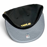 Tennessee Volunteers NCAA Black Power T Gray UV New Era 59FIFTY Fitted Hat