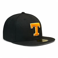 Tennessee Volunteers NCAA Black Power T Gray UV New Era 59FIFTY Fitted Hat
